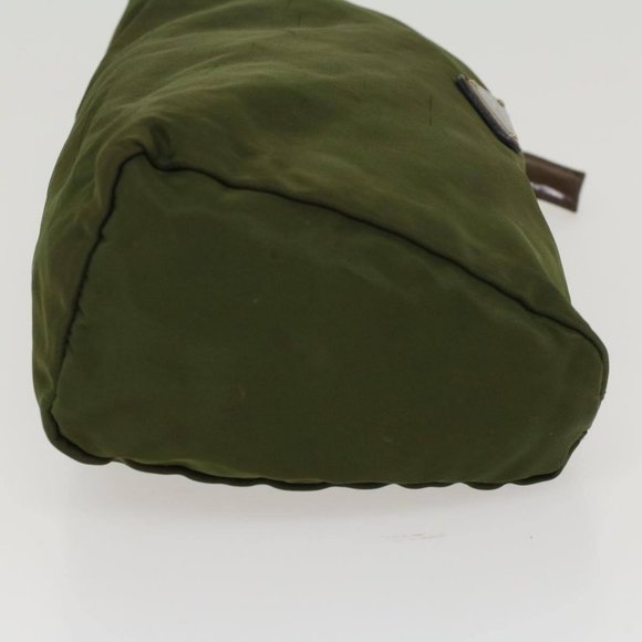 PRADA Pouch Nylon Green Auth yb246 - Picture 4 of 16